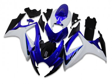 ABS Kit Carenatura GSXR 600 / 750 K6 2006-2007 - Blu Bianco