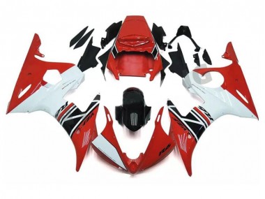 ABS Kit Carenatura R6 2003-2005 - Rosso Bianco Nero