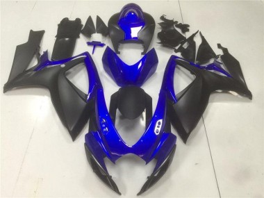 ABS Kits Carena GSXR 600 / 750 K6 2006-2007 - Nero Blu