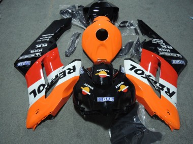 ABS Kits Carenatura CBR 1000 RR 2004-2005 - Nero Arancia Repsol