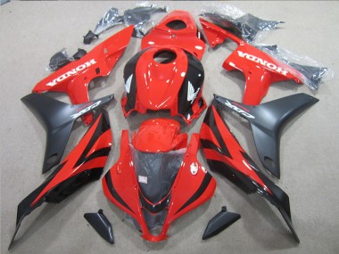 ABS Plastica CBR 600 RR 2007-2008 - Nero Rosso