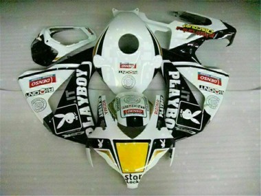 ABS Plastica & Carena CBR 1000 RR 2008-2011 - Bianco Nero Playboy