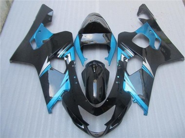 ABS Plastica GSXR 600 / 750 K4 2004-2005 - Blu Nero