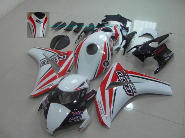 Carene CBR 1000 RR 2008-2011 - Bianco Rosso Rsd