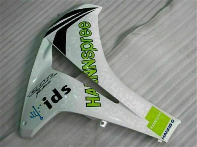 Carene CBR 1000 RR 2008-2011 - Bianco Verde Hannspree 84