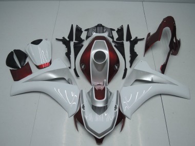 Carene CBR 1000 RR 2008-2011 - Rosso Bianco & Argento