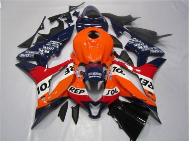 Carene CBR 600 RR 2007-2008 - Arancia Blu Nero Repsol