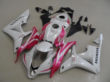 Carene CBR 600 RR 2007-2008 - Bianco Perla con Rosa