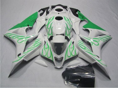 Carene CBR 600 RR 2007-2008 - Bianco Verde Fiamma