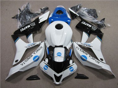 Carene CBR 600 RR 2007-2008 - Blu Bianco Nero Konica Minolta MAPEI