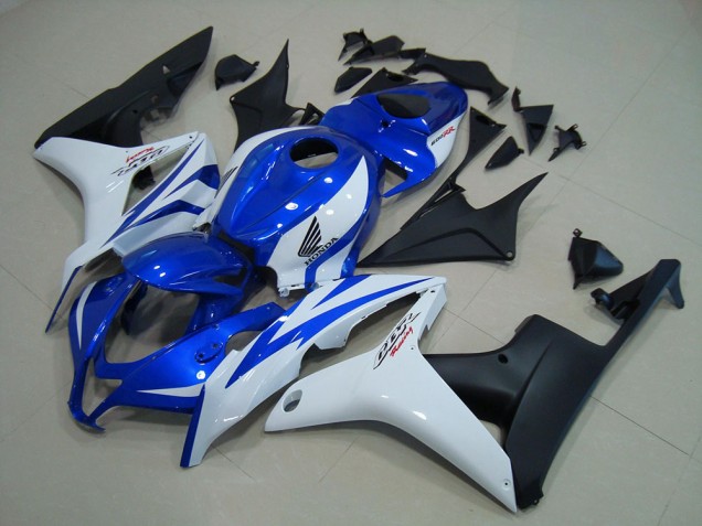 Carene CBR 600 RR 2007-2008 - Blu Bianco Nero Opaco