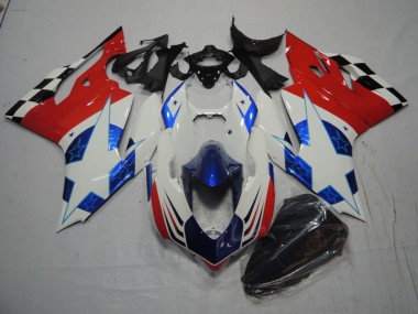 Carene Ducati 1199 2011-2014 - Bianco Blu Rosso