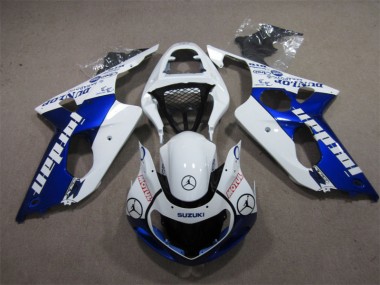 Carene GSXR 1000 K1 2000-2002 - Blu Bianco Jordan Motul