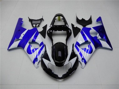 Carene GSXR 1000 K1 2000-2002 - Blu Bianco