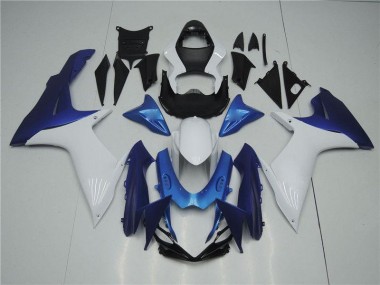 Carene GSXR 600 / 750 K11 2011-2024 - Bianco Blu