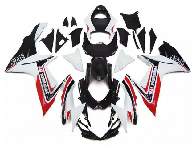 Carene GSXR 600 / 750 K11 2011-2024 - Bianco Rosso Nero