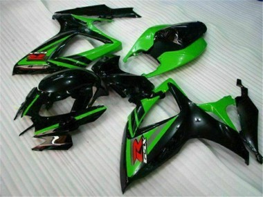 Carene GSXR 600 / 750 K6 2006-2007 - Nero Verde