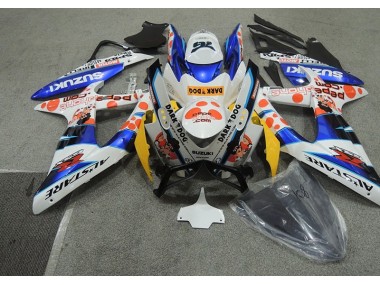 Carene GSXR 600 K8 2008-2010 - Bianco Blu Dark Dog