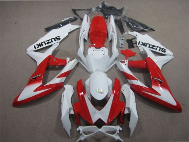 Carene GSXR 600 K8 2008-2010 - Bianco Rosso