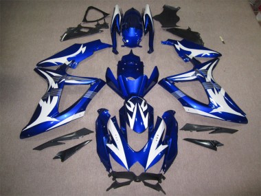 Carene GSXR 600 K8 2008-2010 - Blu Bianco