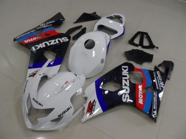 Carene GSXR 750 K4 2004-2005 - Bianco Blu Motul