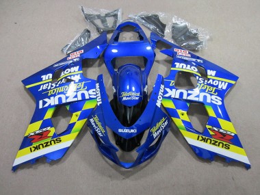 Carene GSXR 750 K4 2004-2005 - Blu Telefunica Movistar Motul