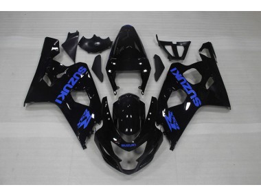 Carene GSXR 750 K4 2004-2005 - Nero Blu Decal