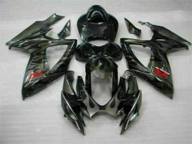 Carene & Plastica GSXR 600 / 750 K6 2006-2007 - Nero