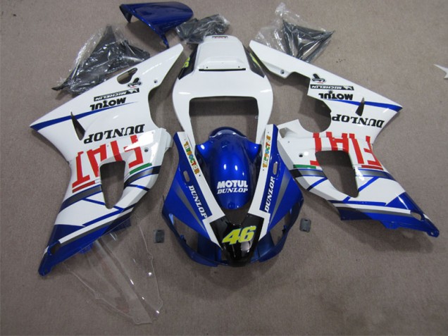 Carene R1 1998-1999 - Blu Bianco Motul Dunlop 46