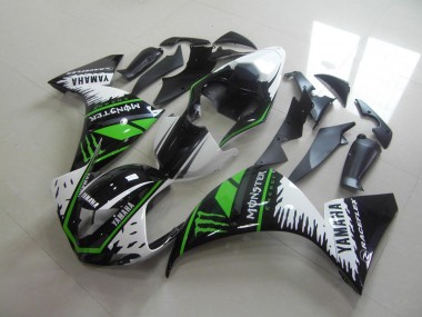 Carene R1 2009-2011 - Bianco Verde Monster