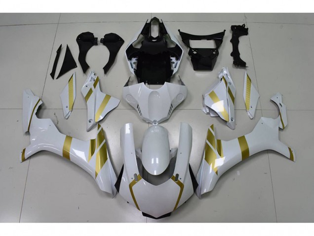 Carene R1 2015-2019 - Bianco con Oro Decal