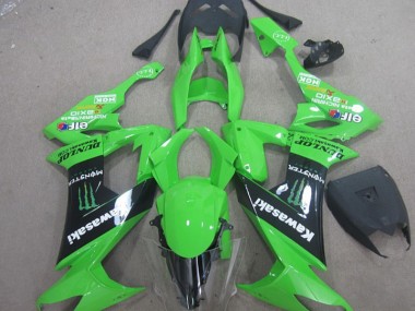 Carene ZX10R 2008-2010 - Verde Nero Monster