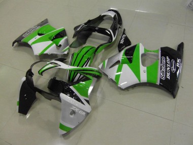 Carene ZX6R 2000-2002 - Verde Bianco Banda