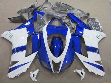 Carene ZX6R 2007-2008 - Blu Bianco Monster