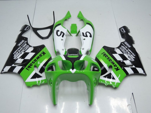 Carene ZX7R 1996-2003 - Verde Nero & Bianco