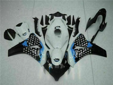 Kit Carenatura Iniezione CBR 1000 RR 2008-2011 - Bianco Nero