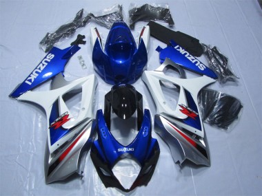 Kit Carene GSXR 1000 K7 2007-2008 - Blu Bianco