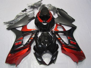 Kit Completo Carenatura ABS GSXR 1000 K7 2007-2008 - Nero Rosso