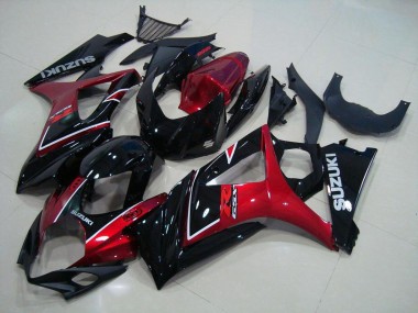 Kits Carene GSXR 1000 K7 2007-2008 - Rosso Nero