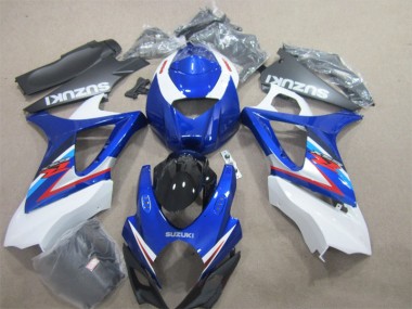 Kits Carene & Plastica GSXR 1000 K7 2007-2008 - Blu Bianco