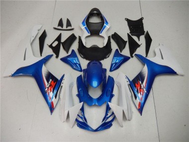 Plastica GSXR 600 / 750 K11 2011-2024 - Blu Bianco